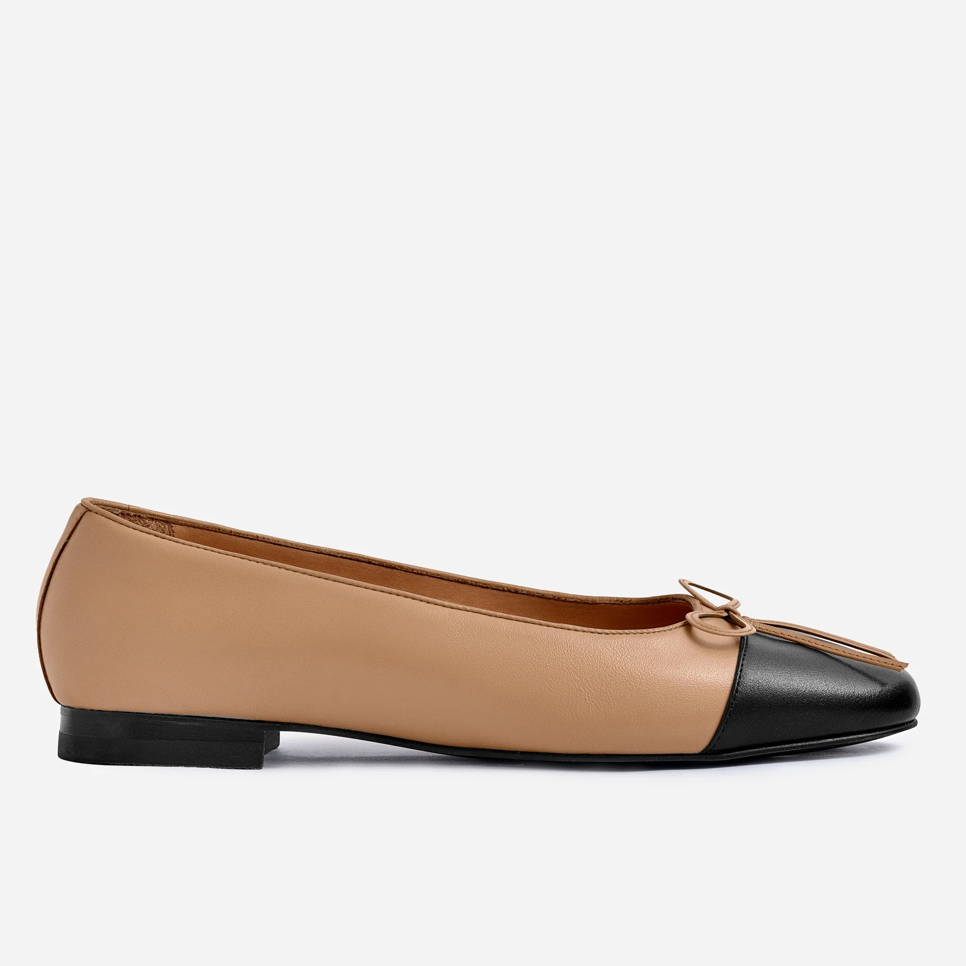 Mona Cap Toe Flats - Full Grain Leather - Women's - Image 2